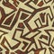 Ancient seamless pattern with grunge effect