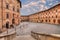 Ancient seminary in the old italian town San Miniato, Pisa, Tuscany, Italy