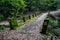 Ancient Shinto Bridge Miyajima Island Hiroshima Japan