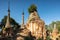 Ancient Shwe Indein Pagoda at Lake Inle