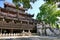 Ancient Shwenandaw Buddhist Monastery in Mandalay, Myanmar in Summer