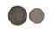 An ancient silver coins, Russian Empire during the reign of Nicholay 2