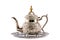 Ancient silver teapot