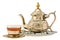 Ancient silver teapot