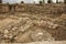 Ancient site of Solomons Stables, Megiddo, Israel