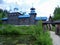 Ancient Slavic church in an ethnographic park