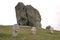 Ancient slavic crosses in Pidkamin village(Ukraine