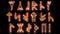 Ancient slavic rune alphabet