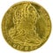 Ancient Spanish gold coin of King Carlos III, Madrid, 1786