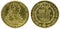 Ancient Spanish gold coin of King Carlos IV