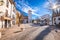 Ancient square in historic Albayzin neighbourhood of Granada