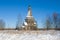 Ancient Sreteno-Mikhailovskaya Church 1655. Krasnaya Lyaga