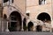 Ancient stairs in Palazzo della Ragione, Verona, Italy