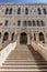 Ancient stairs at Palazzo Ducale or Doge's Palace in Venice, Italy.