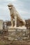 Ancient Statue of Lion on Island of Delos Greece