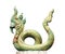 Ancient statue of mythical asian naga snake, Cambodia