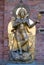 Ancient statue in Royal Palace at Mul Chowk in Patan, Kathmandu