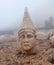 Ancient statue on the top of Nemrut mount, Turkey