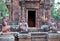 Ancient statues in Banteay Srey Temple, Cambodia