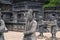 Ancient statues in Khai Dinh tomb in Hue