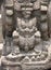 Ancient stone bas-relief, Buddist temple Borobudur, Yogyakarta