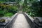 Ancient stone bridge in the Balinese jungle, Indonesia