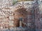 Ancient Stone and Flat Brick Buildings, Delphi, Greece