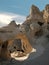 Ancient stone houses, Cappadocia, Turkey