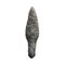 The Ancient stone knife on a white background