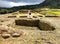 Ancient Stone Ruins at Ingapirca, Ecuador.