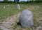 Ancient stone sculptures of 6-10 centuries of nomadic Turks in the Burana settlement in Kyrgyzstan