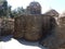 Ancient stones orthodox church inland Naxos in Greece.