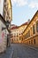 Ancient street in the city of Brno