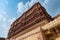 Ancient structures inside Mehrangarh fort, Jodhpur, Rajasthan, India. Famous architecture with intricate carvings and expansive