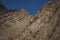 Ancient stupa on the sand mountain roadside on the way to Hemis Monastery Ladakh ,India