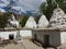 Ancient Stupas in the monastery of Alchi in Ladakh, India.