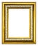 Ancient style golden photo image frame