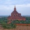 Ancient Sulamani pagoda in Bagan, Myanmar