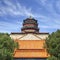 Ancient Summer Palace against a blue sky with white clouds, Beijing, China