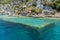 Ancient sunk city in Kekova, Kas, Antalya