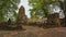 Ancient temple complex in Ayuthaya, Thailand