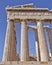 ancient temple detail, acropolis of Athens, Greece