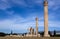 Ancient Temple of Olympian Zeus in Athens Greece o