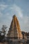 The ancient temple of Virupakshi in Hampi against the blue sky