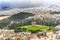 Ancient Temple Zeus Greek Neighborhoods From Acropolis Athens Gr