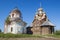 Ancient temples of Paltoga. Vologda region, Russia