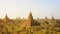 Ancient temples at the sunset, Bagan, Myanmar
