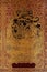Ancient Thai pattern on wall in Thailand Buddha Temple , Asian Buddha style art, Beautiful pattern on temple wall