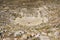 Ancient theatre of Delos island at Cyclades archipelago