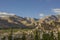 A ancient Tibetan castle fortress over the city in the mountains